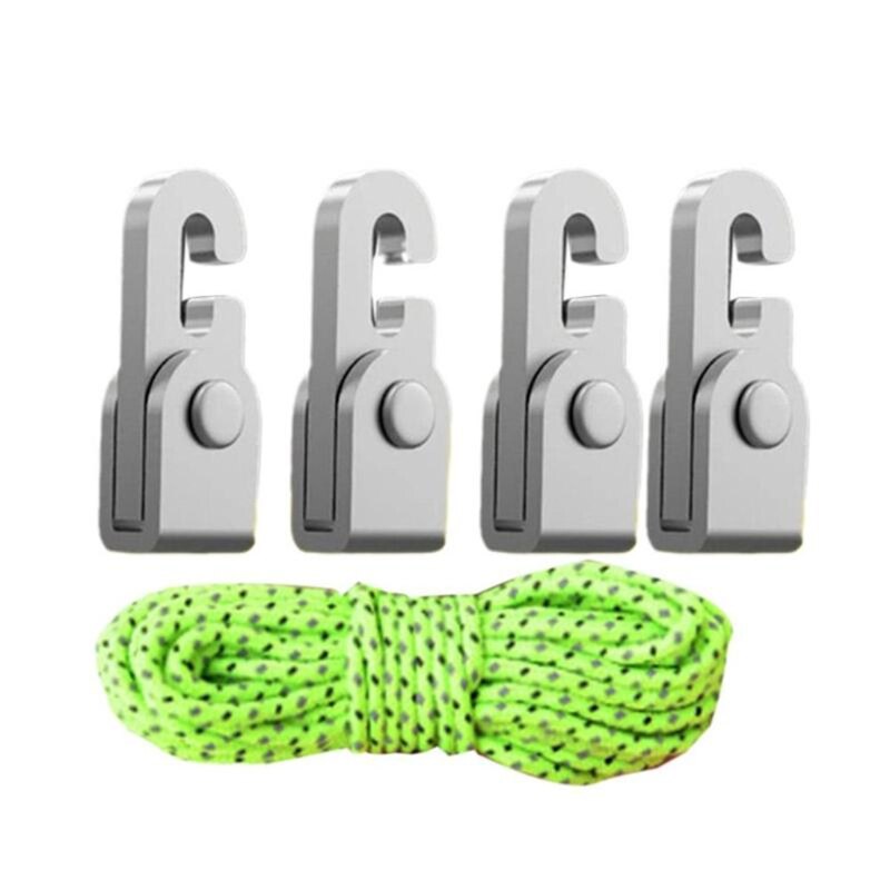 Automatic Lock Hook Self-locking Free Knot Easy Tighten Self-locking Lock Hook