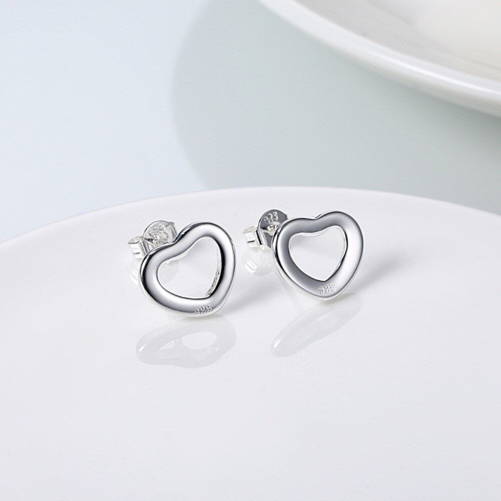 Pendientes de plata de ley 925 para mujer, románticos, de joyería