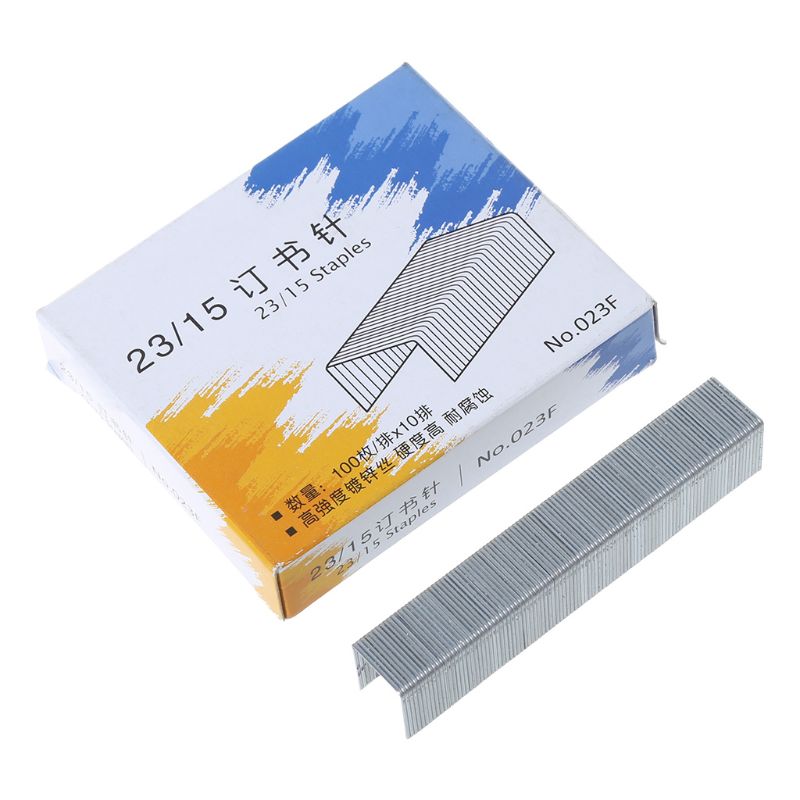 1000Pcs/Box Heavy Duty 23/8 Metal Staples For Stapler Office School Supplies Stationery