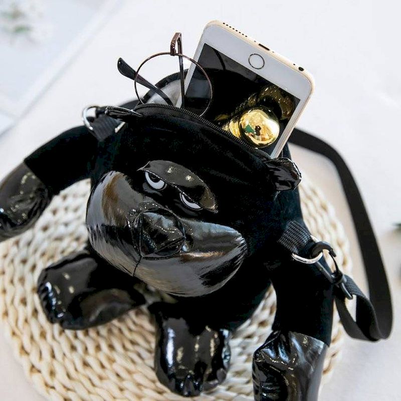 Szympans kreskówka mała torebka damska torba nowa 2020 urocza małpka torba pluszowa lalka lalka torba na ramię