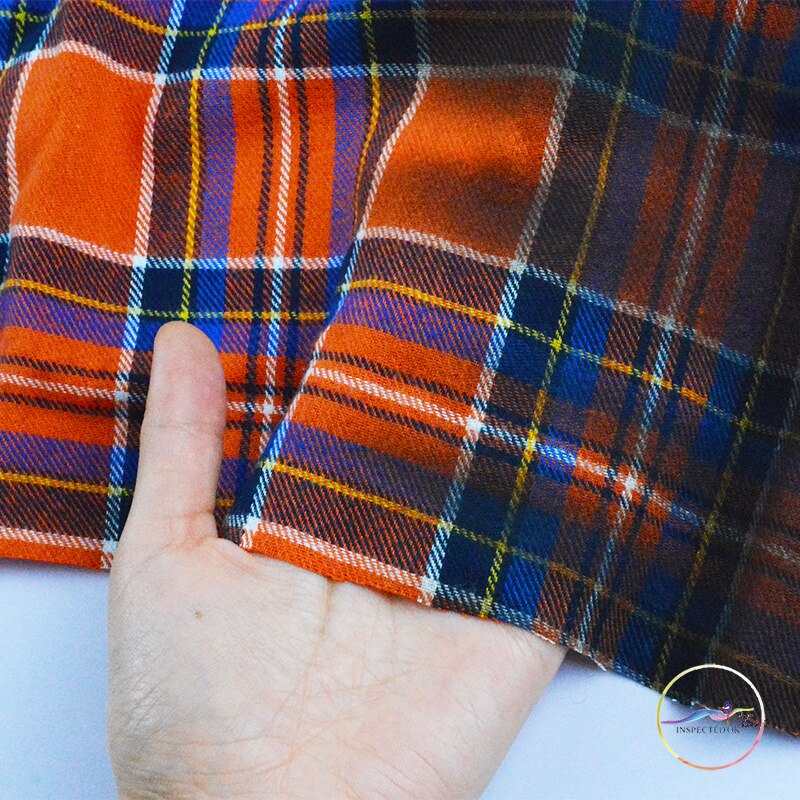 Grid printed Polyester Fabric Costume Dress Character Fabrics