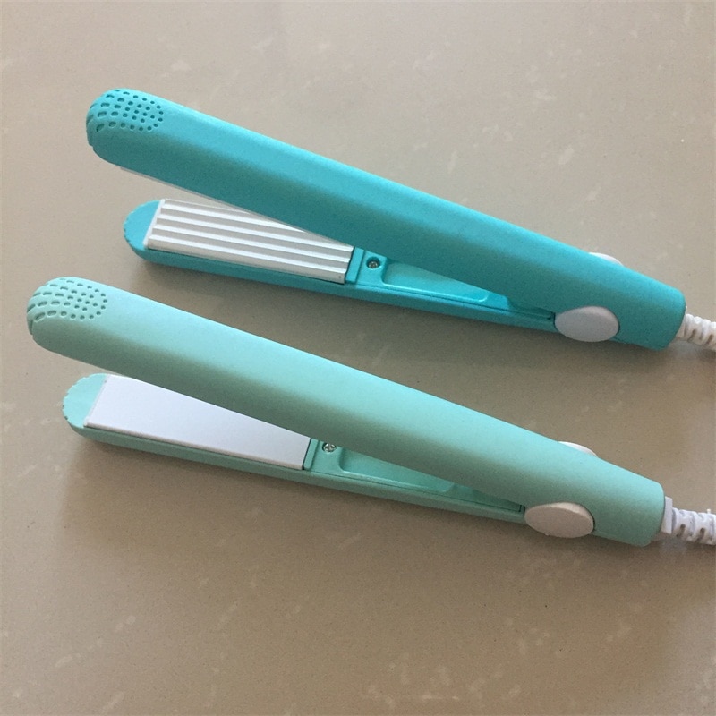 1Pc Mini Stijltang Keramische Stijltang Fronsen Krultang Styling Tools Haar Krultang Met Eu Adapter