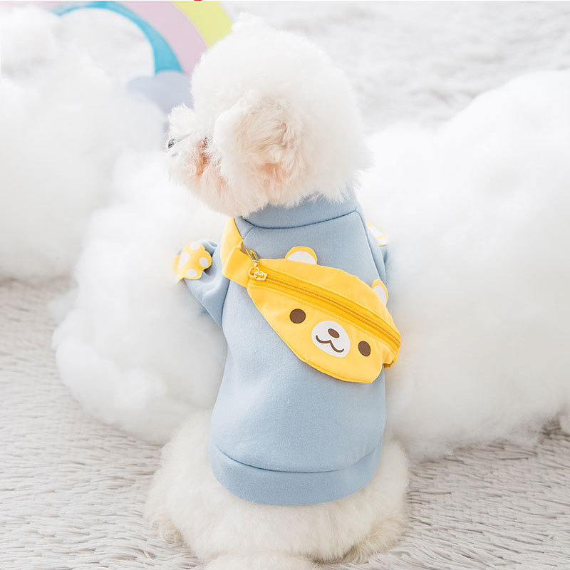 Winter Warm Pet Dog Clothes Soft Dog Hoodie Puppy Outfit Pug Chihuahua Sweater Polo Shirt Cat Puppy Coat Dog Dress Dog Costume