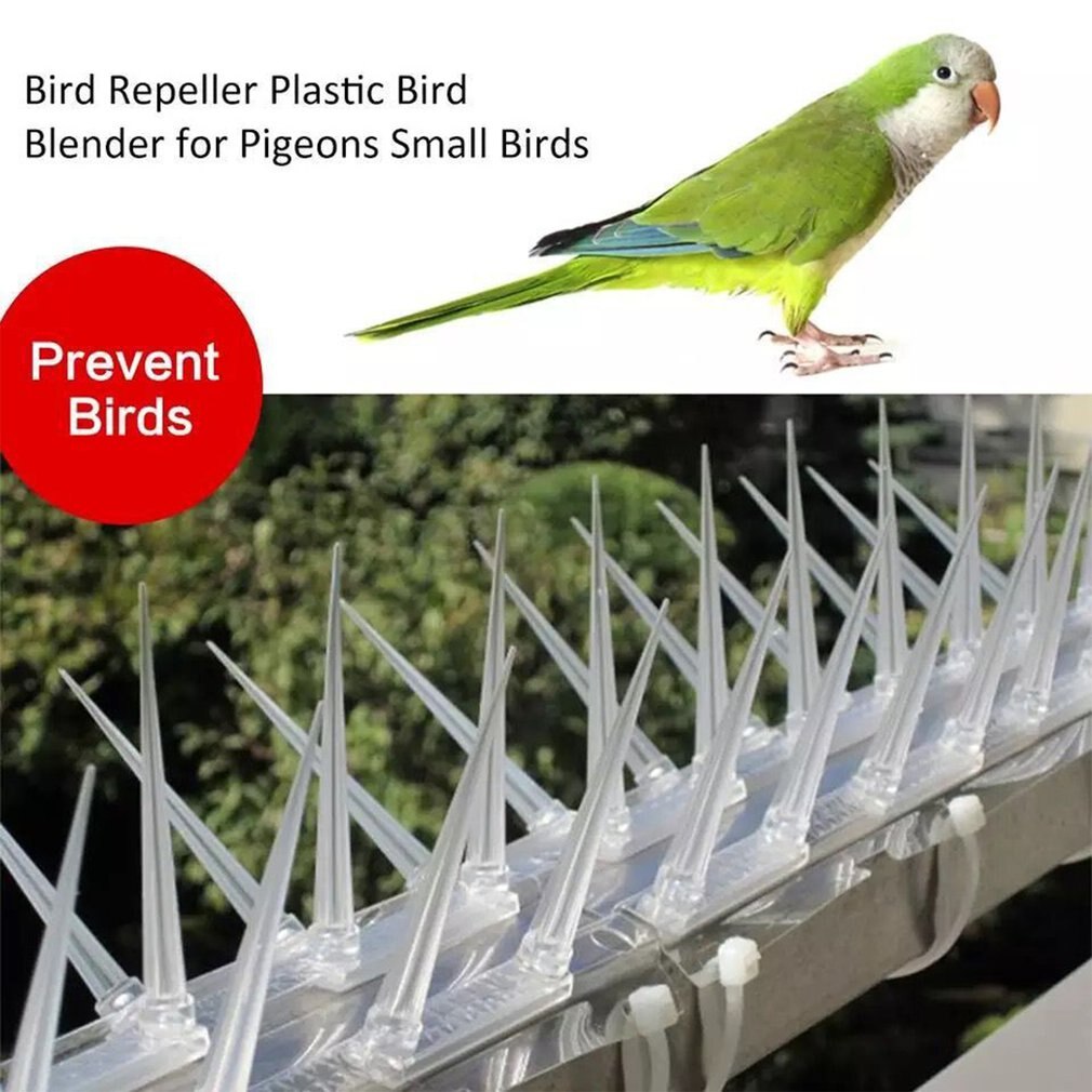 3pcs Balcony Outdoor Plastic Bird Prevention Sting Outdoor Bird Proof Film Plastic Bird Proof Sting