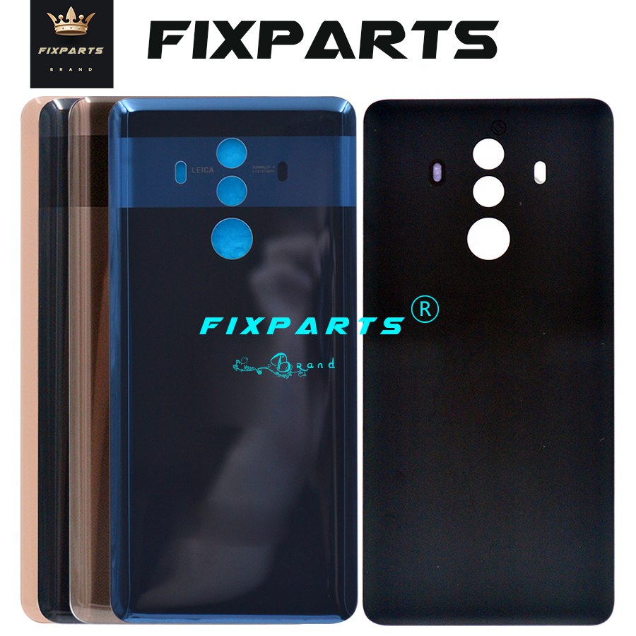 Pour HUAWEI Mate 10 Pro couvercle de batterie arrière porte arrière boîtier panneau de verre remplacer pour 6.0 "HUAWEI Mate 10 Pro couvercle de batterie