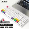 K870T 87 Keys RGB Wirele sbluetooth Dual Mode Gaming Mechanical Keyboard for pc Gaming Keyboards for Tablet Desktop Mechanical: D