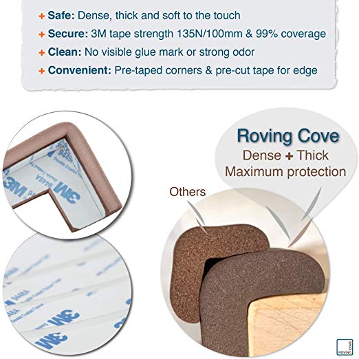 Baby veiligheid corner protector tafel tafel rand vangrail kind veiligheid bescherming meubels hoek hoek bescherming 20.4 voeten [18