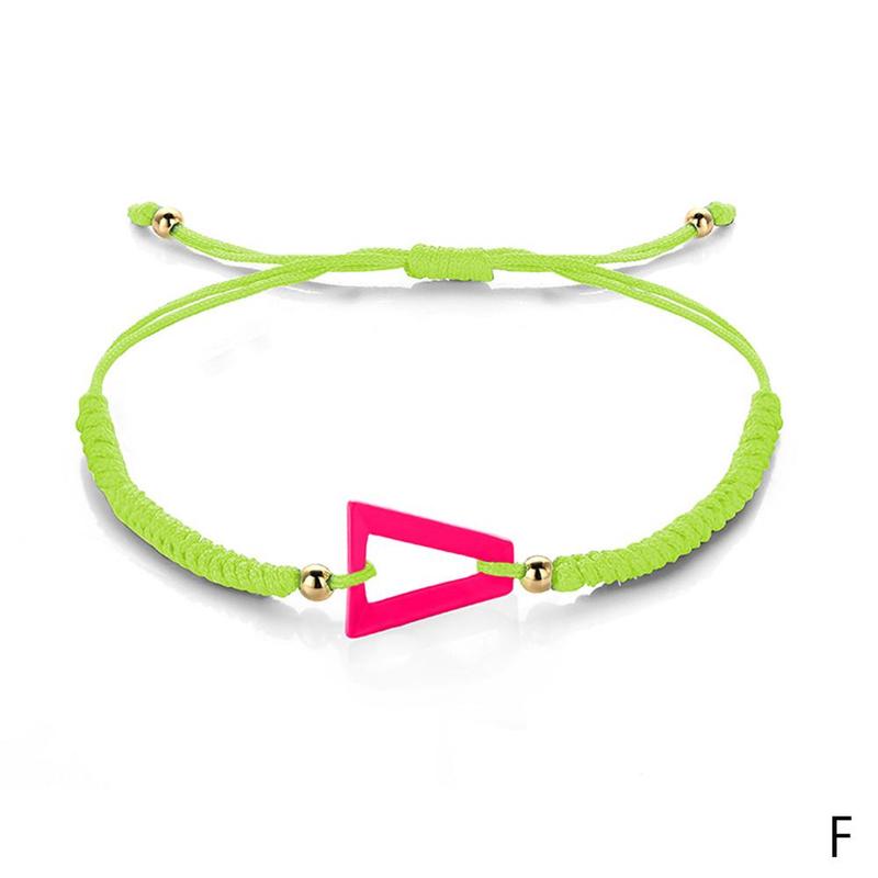 Einstellbar Neon- Regenbogen Dreieck Armbinde Für Frauen Männer Trend Chlidren der Armbinde Schmuck Geburtstag: F