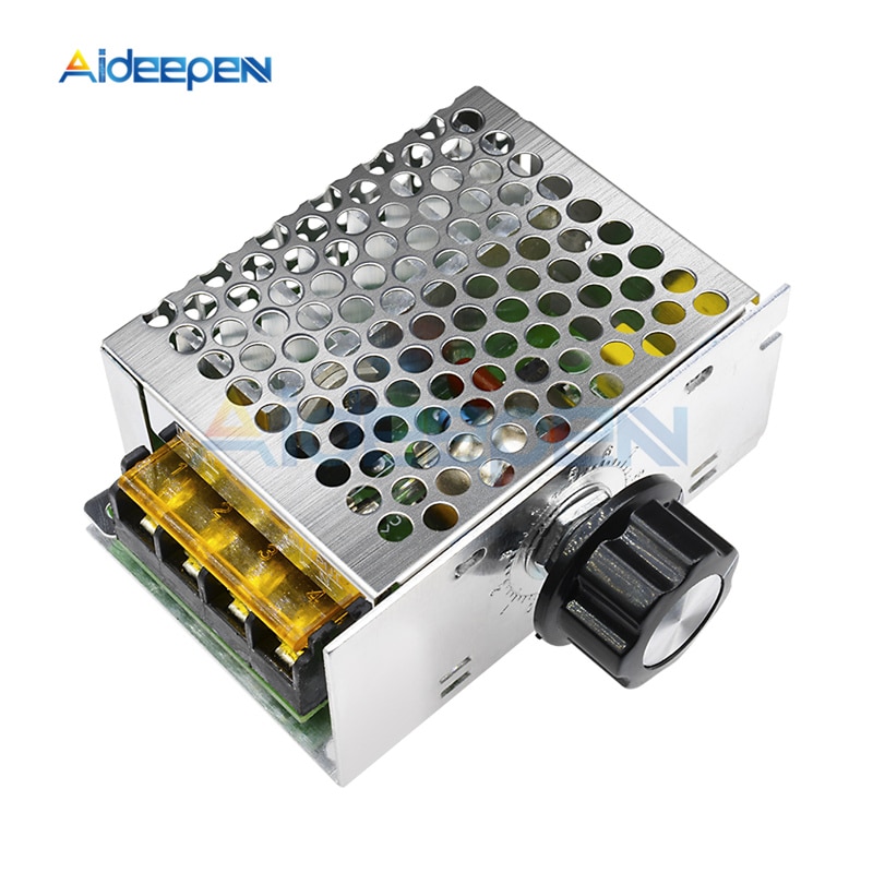 Ac 220v 4000w scr elektrisk motor hastighetsregulator spenningsregulator mørkere elektronisk voltregulator mørkere termostatregulator