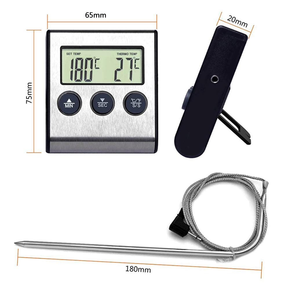 Digital Probe Thermometer for Boiling Water Kitchen Food Cooking Meat BBQ Water Milk Oven Thermometer Kitchen Tools Gadgets