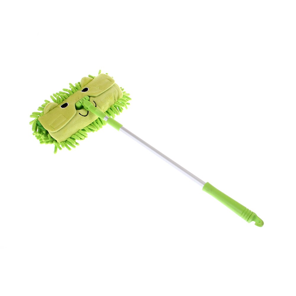 Fregona de suelo extensible para niños, juguete ergonómico para guardería, Herramientas de limpieza de Educación Temprana, multifunción, de restaurante: Verde