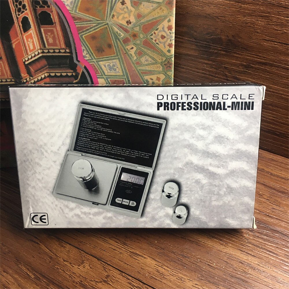 500 g x 0.01 g high-precision digital kitchen scales jewelry gold Balance Weight gram LCD pocket scales electronic scales