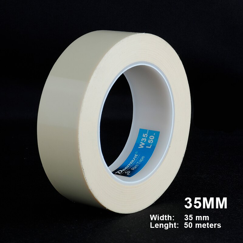 Deemount Tensilized Strapping Tape for MTB Bicycle Tubeless Rim 50m Long 16/18/21/23/25/27/29/31/33/35mm Width For Options: W35mm 50M