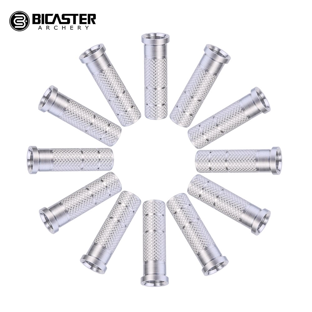 12 Flèches Carbone 32 Pouces ACCMOS - ID 6,2 Mm - Pour Arc à Poulies Ou Chasse