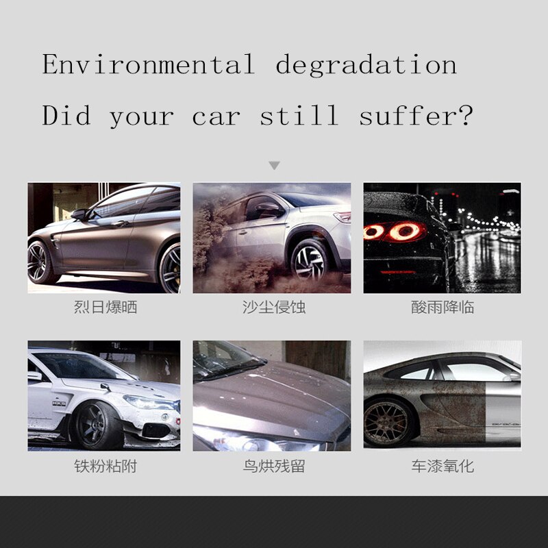 50ml Quick Crystal Plating Agent Car Car Paint Hydrophobic Coating Concentrate Paint Surface Anti-scratch Plating Crystal