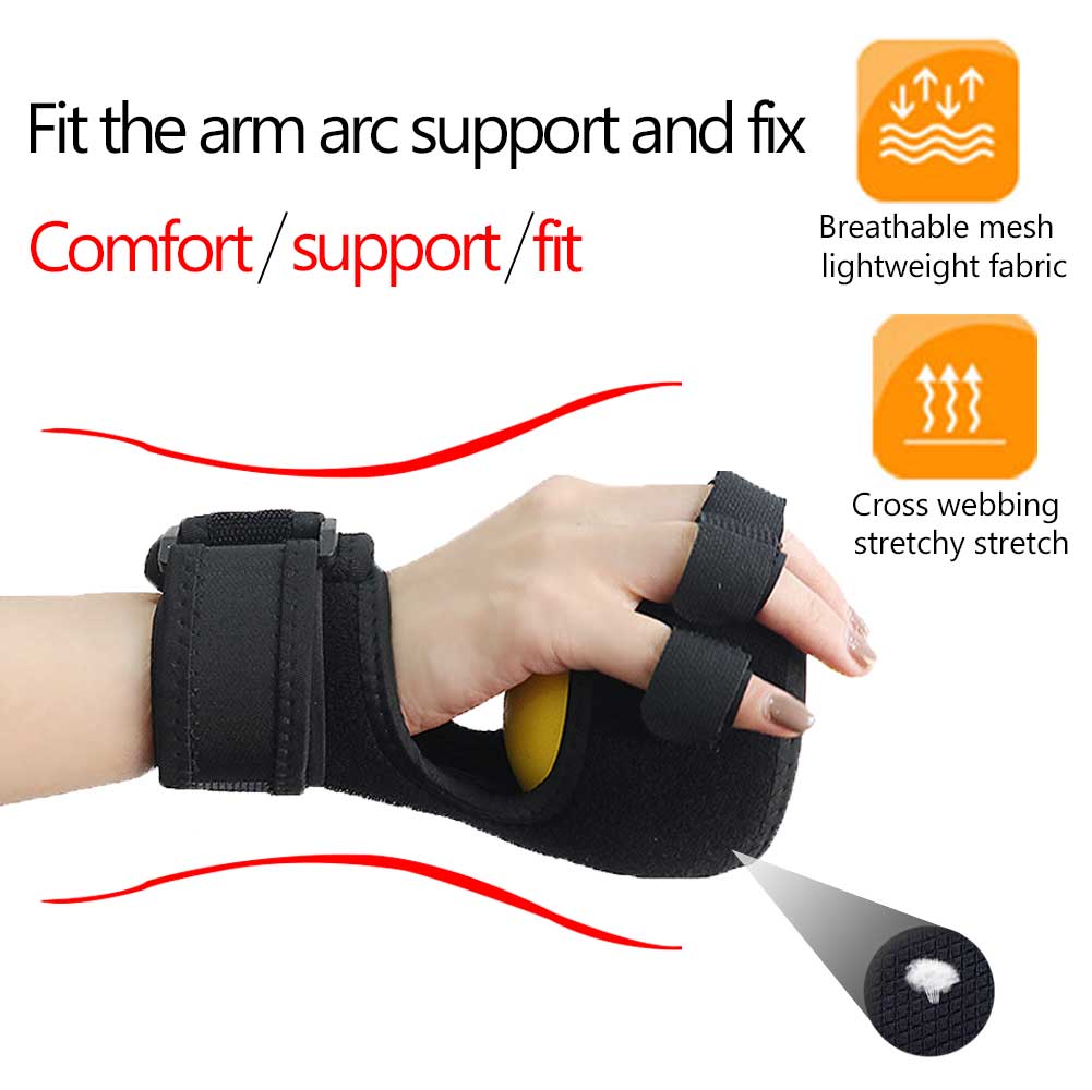 Comprimeren Slag Vinger Trein Bal Massage Hemiplegie Anti-Spasticiteit Ecovery Therapie Revalidatie Spasme Dystonie Hemiplegie