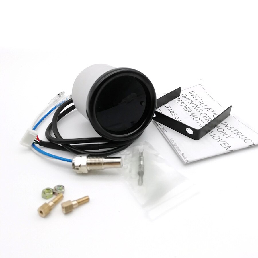 2" 52mm Water Temp Gauge Meter 100°- 300° F Water Coolant 7 Colors LED Universal