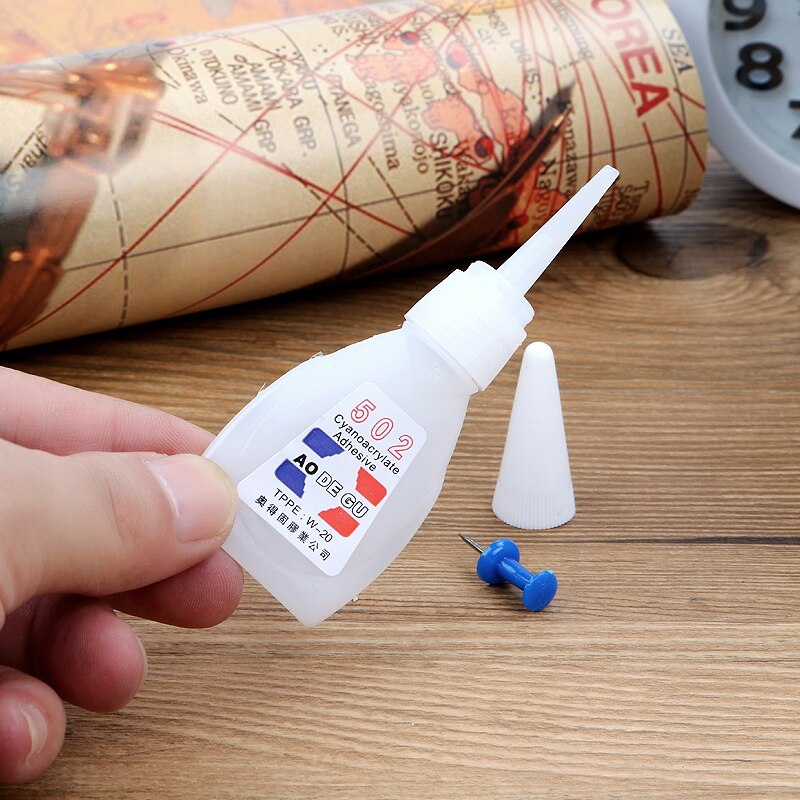 502 Super Glue ABN BOND Multi-Function Glue Genuine Cyanoacrylate Adhesive Strong Bond Fast for Office Tools 5PCS