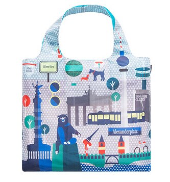 Women Shoulder Cloth Pouch Eco Friendly Shopping Bags Waterproof Travel Reusable Handbag Foldable Grocery Bulk Storage: C