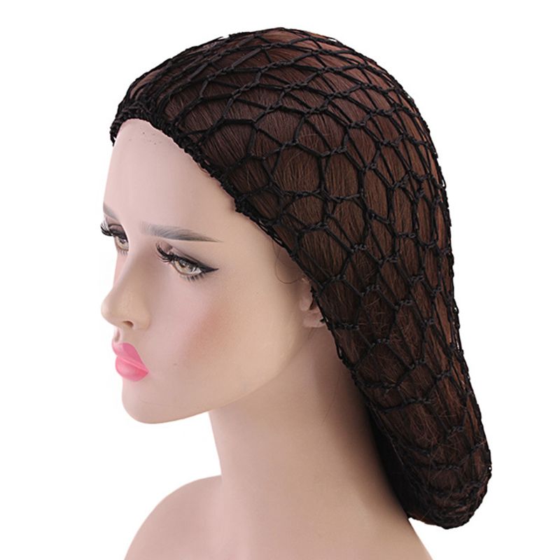 Kvinder håndlavet hæklet hår net snood mesh turban sovehue slouchy strik hue axyd: 2