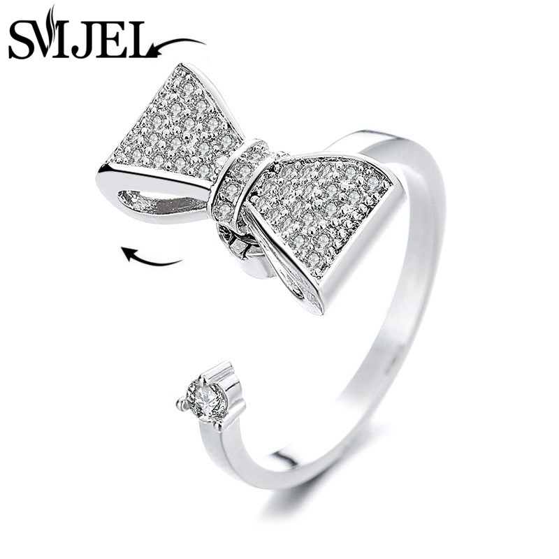 Sunflower Anxiety Ring Fidget Spinner Rings for Women Cute Butterfly Hummingbird Charms Finger Ring Anti Stress Rotate: SKY BLUE