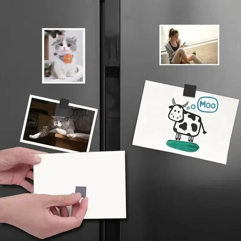Magnetic Square Round Dots Sheets Magnet Self Adhesive DIY Crafts Stickers Sheet for Refrigerator Office Whiteboard