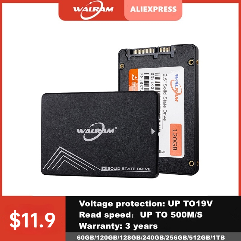 WALRAM SSD hdd 2.5 SATA3 SSD 120gb 128gb 240gb 256gb 512gb ssd 1TB Internal Solid State Hard Drive For laptop hard disk Desktop