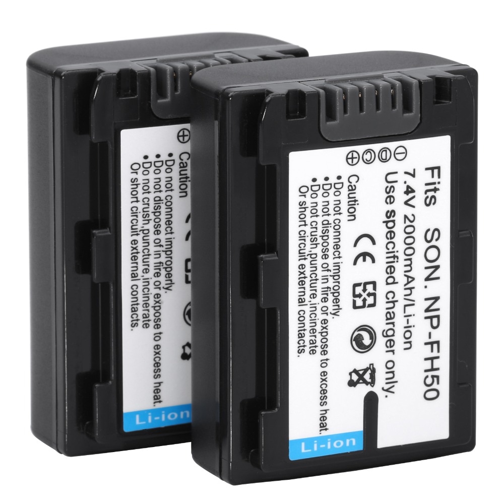 NP-FH50 Batteria + Caricabatterie Per Sony NP-FH40 DSC-HX1 HX100V DSLR A230 A330 DCR-SR42 DCR-SR60 DCR-SR62 DCR-SR80 DCR-SR82