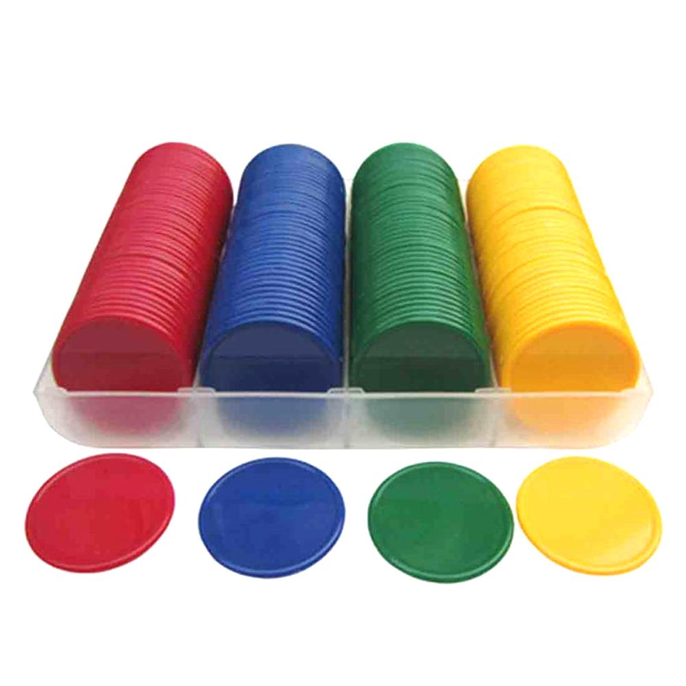Fichas de póker de plástico, fichas de juego de clasificación, fichas de Casino, marcadores de Bingo para diversión, Club familiar, suministros de juego de carnaval, 160 Uds.: Default Title