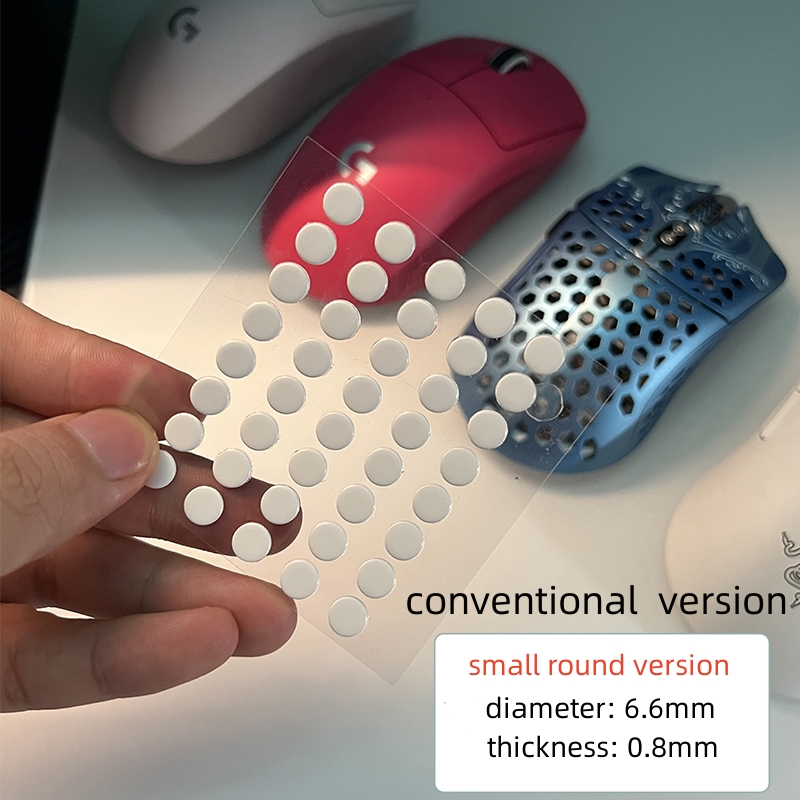 Ultraglide klein runden Punkt PTFE Maus Rollschuhe DIY Mäbenutzen gleiten Fuß Eis Kontrolle Geschwindigkeit Ausführung Verschleißfeste Esports Universal-
