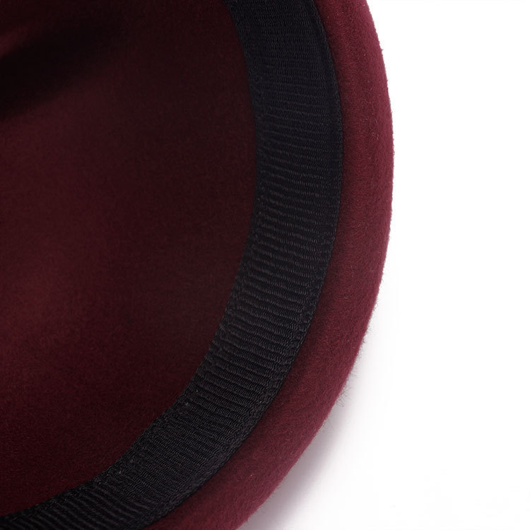 [dingdnshow] trend fedora hat unik sød voksen uld vinter og efterår floppy hat med ører kvindelig gorro til kvinder