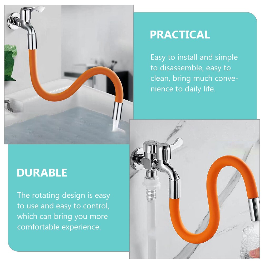 Home Tap Extender Tube Splash-proof Extender Hose Durable Extender Tube