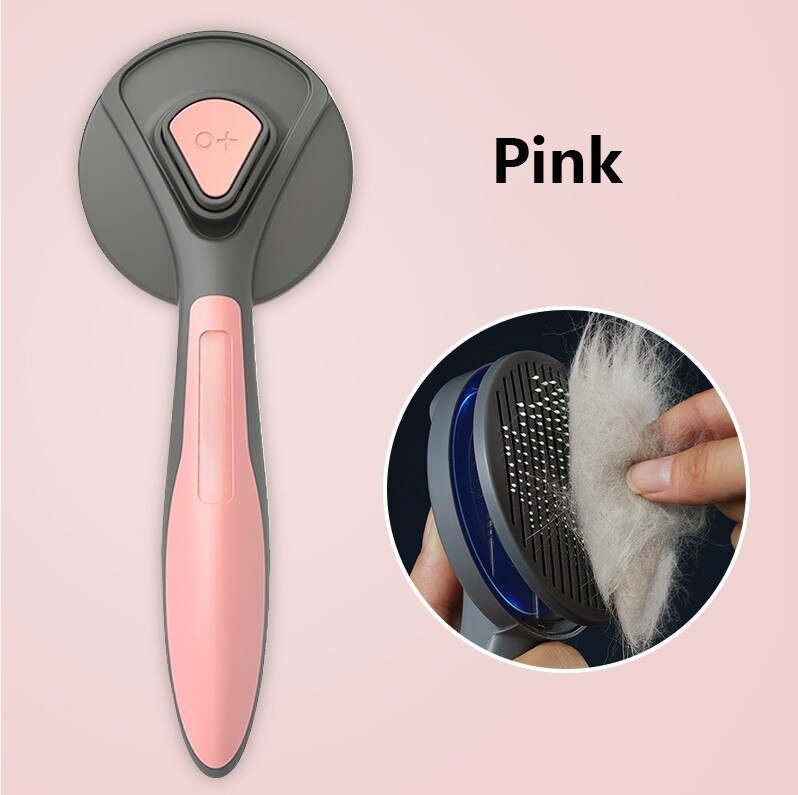 Cat Comb Dog Comb Cat Hair Brush Pet Dog Hair Special Needle Combs Cat Hair Cleaner Cleaning and Beauty Products: Pink