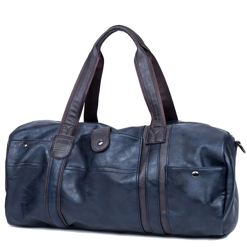 Aosbos PU Leather Gym Bag Large capacity Sports Ba... – Vicedeal