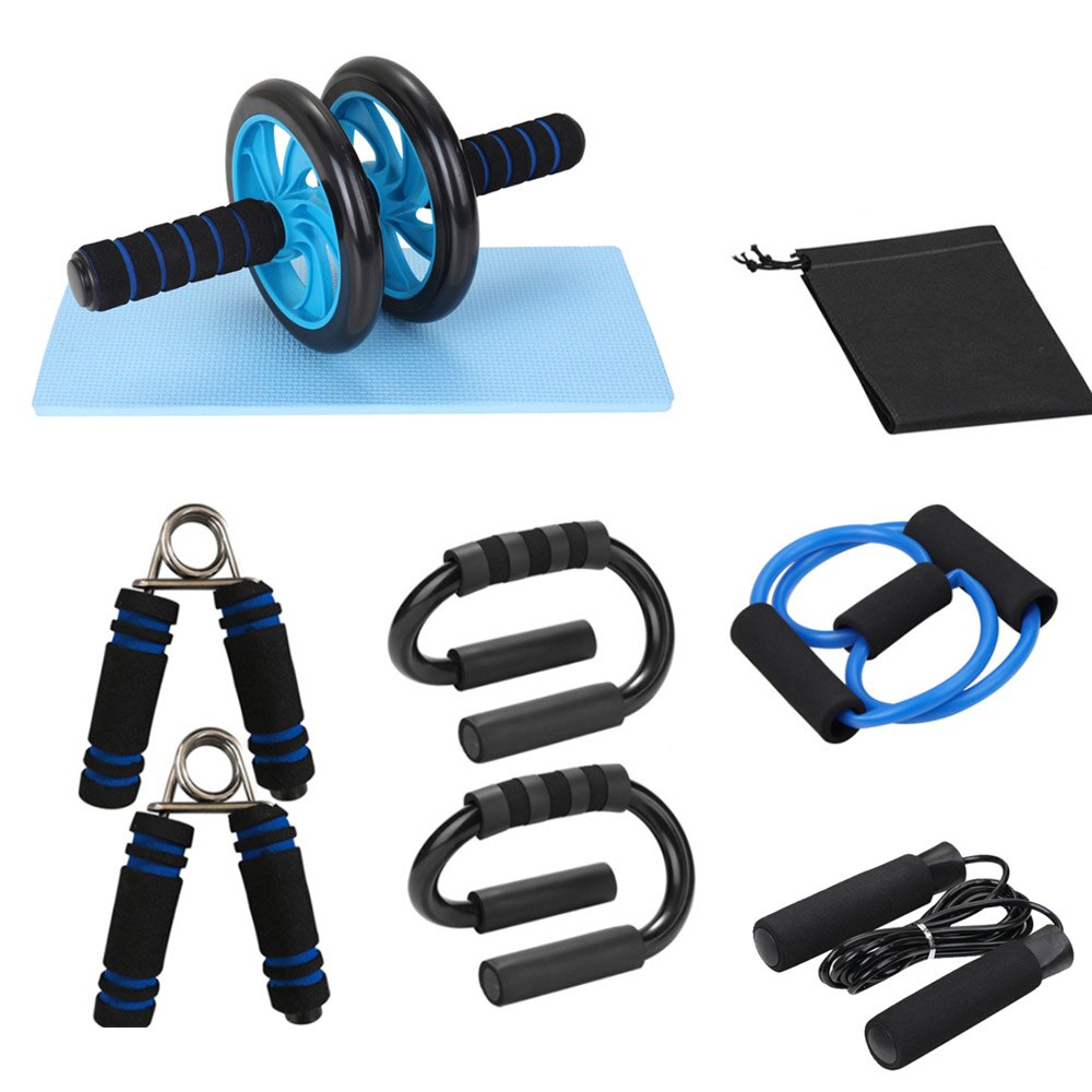 Push-Ups Bracket Grip Strength Device Push Up Workout Abdominal Trainer 8 Elastic Trainer Home Gym Weight Fitness Equipment: Black