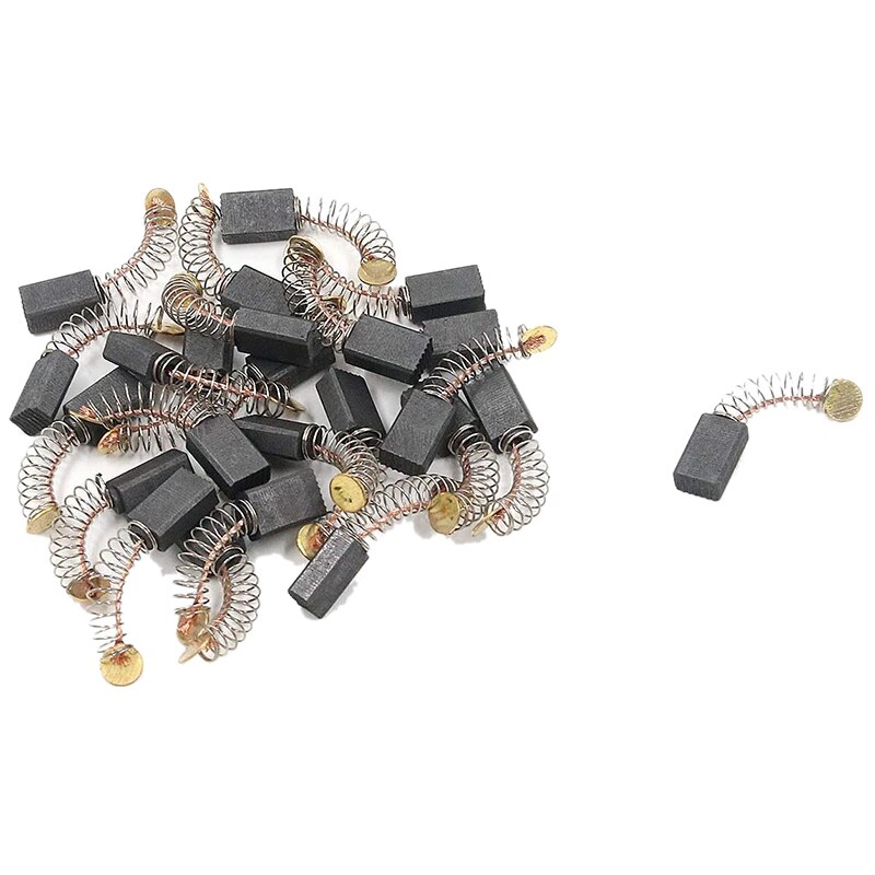 Balais de moteur électrique rotatif en carbone, outil de réparation de pièces de rechange pour moteurs électriques Dremel (Base) 30 pièces