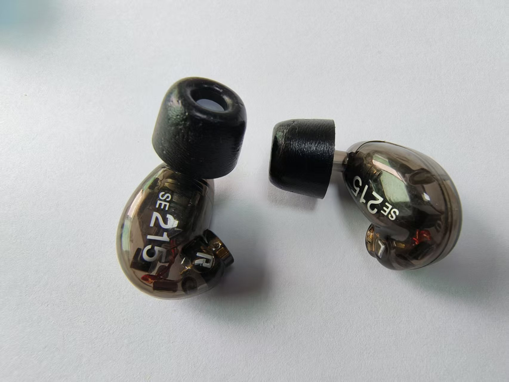 SE215 Hi-fi stereo Headphones 3.5MM In ear Earphones Separate Cable earbuds with Box 3 colors