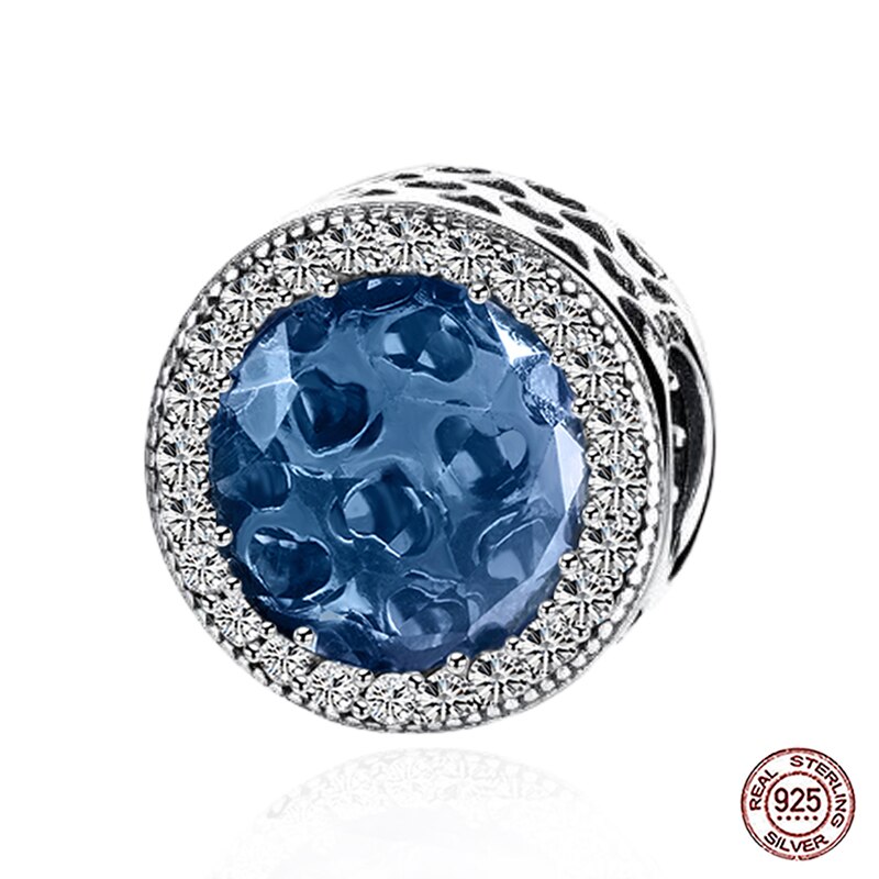 925 Sterling Silver Fit Charms Silver 925 Original Bracelets Zircon Beads For Women DIY Jewelry Making: PR0155