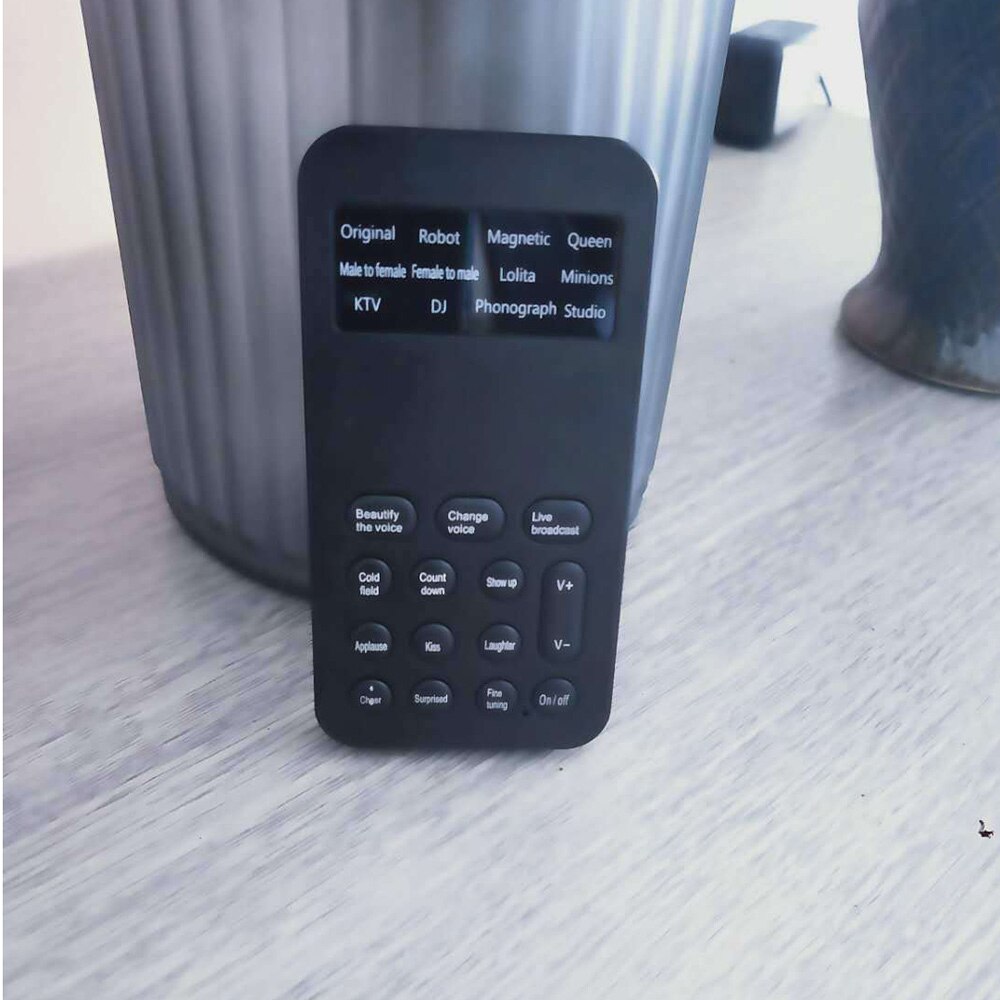 Portable Voice Converter Microphone Camouflage 4 Voice Conversion Modes PC Phone Sound Card Converter Voice Converter