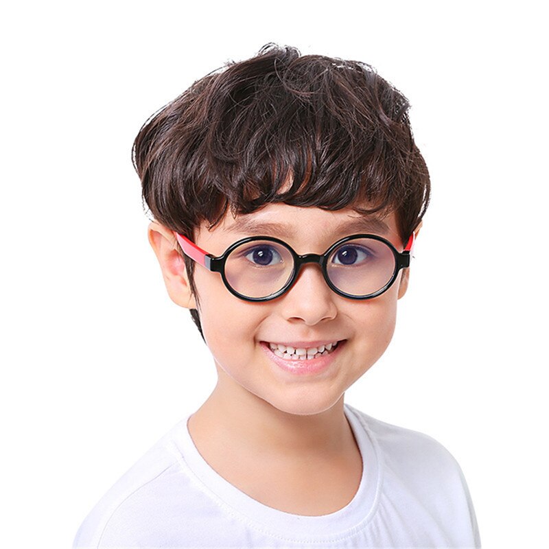 Iboode Kids Bril Bril Bril TR90 Frame Eyewear Kids UV400 Jongen Meisjes Leuke Cool Bril Voor Kinderen Jongens Meisjes