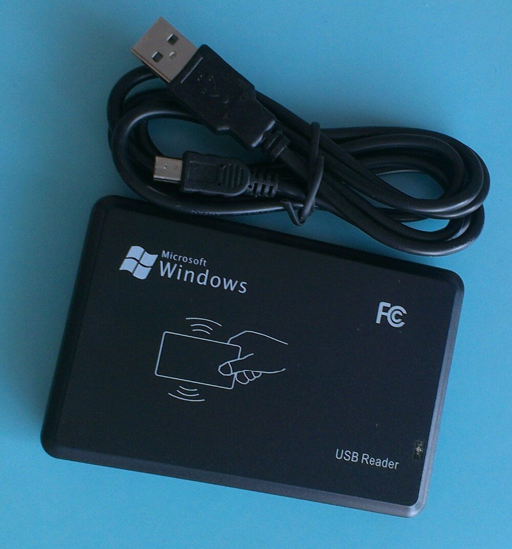 125Khz USB RFID Contactless Proximity Sensor Smart ID Card Reader EM4100