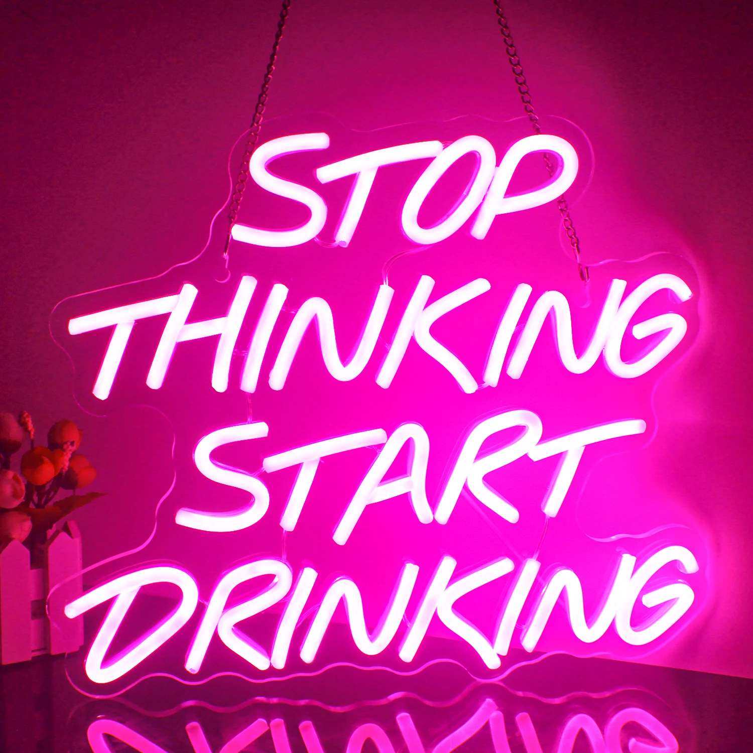 Cocktailbar neonskilt ledet neonlys til fest pub nattklubb hjemmedekorasjon ølbar kunst vegglampe lysende skilt: Rgb