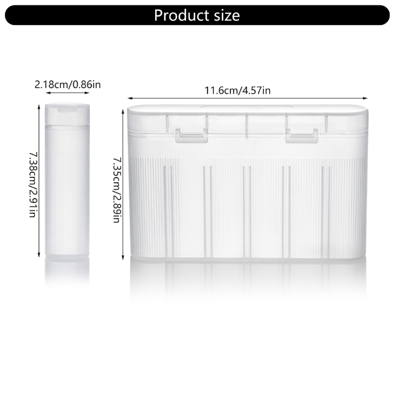 Waterproof Battery Holder Case Storage Box for 1pc or 6pc AA AAA 18650 Batteries