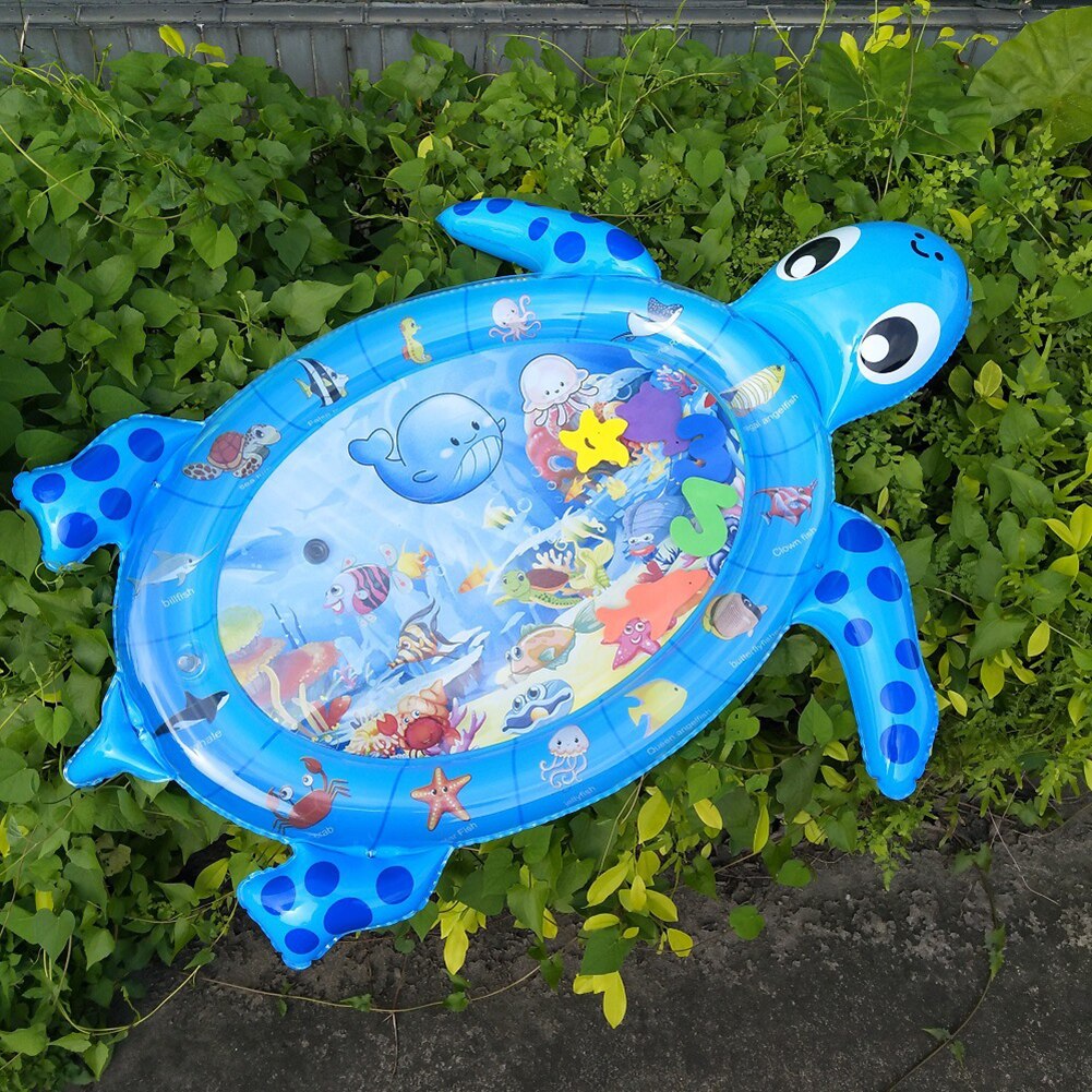 Zeeschildpad Opblaasbare Water Klopte Mat Baby Activity Center Kussen Speelmat Pad Sport Speelgoed Spelletjes Spelen Mat Met Vriend