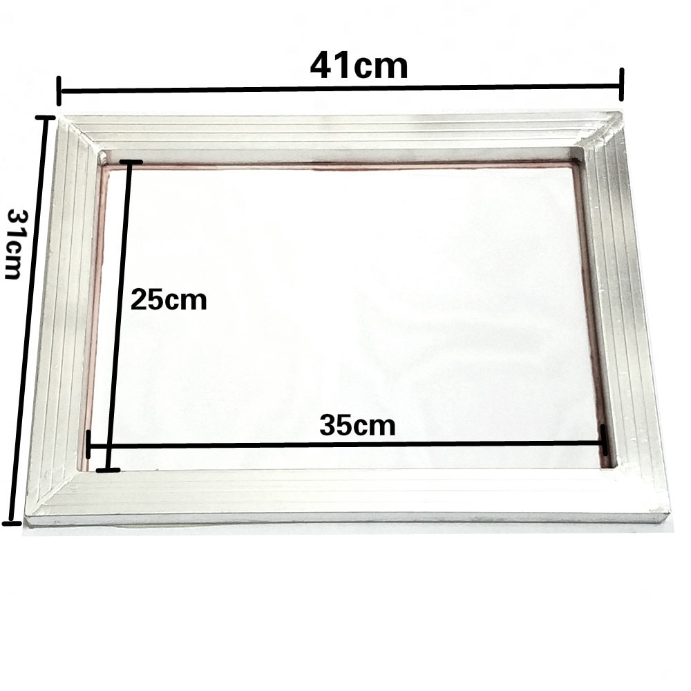 1Pc A3 Screen Printing Aluminium Frame Stretched And White 43T Silk Print Polyester Mesh for Printed Circuit Boards