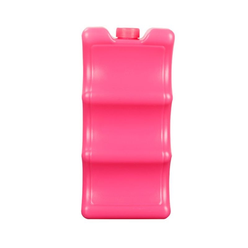 Bloc de glace réutilisable de 600ml | Bloc de glace en brique de glace glacière stockage du lait pour sac isotherme: hot pink