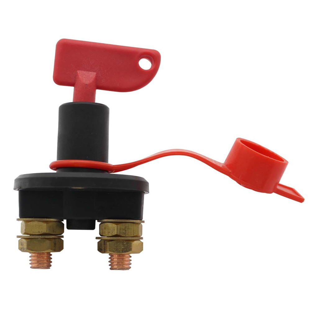 12V 300A Battery Main Switch Disconnector Compact Size Isolator Disconnect Device Sturdy Durable Car Boat Switch Accessories: Default Title