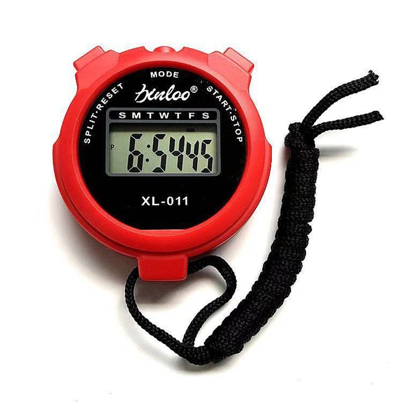 Multifunktionel digital lcd sport stopur elektronisk stopur kronograf timer tæller alarm sport ure fitness tilbehør