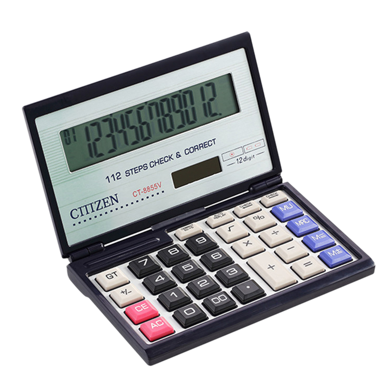 Gtttzen elektronischer tischrechner ct -8855v solarbatterie multifunktions-bürorechner-scll