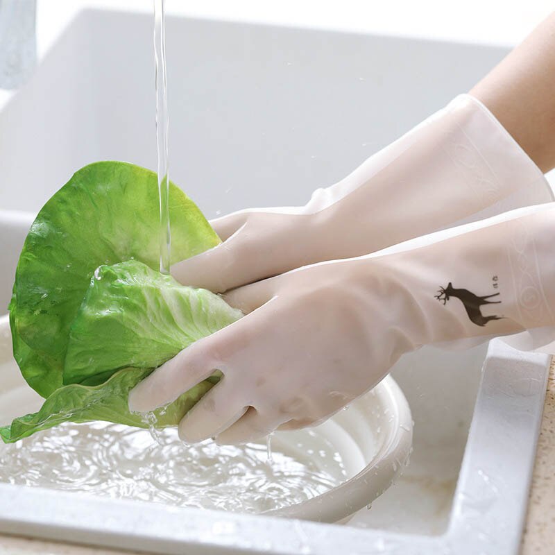 Accessoires de cuisine gant de nettoyage vaisselle gants de lavage outils de nettoyage ménagers multifonctionnel Portable en caoutchouc Latex étanche